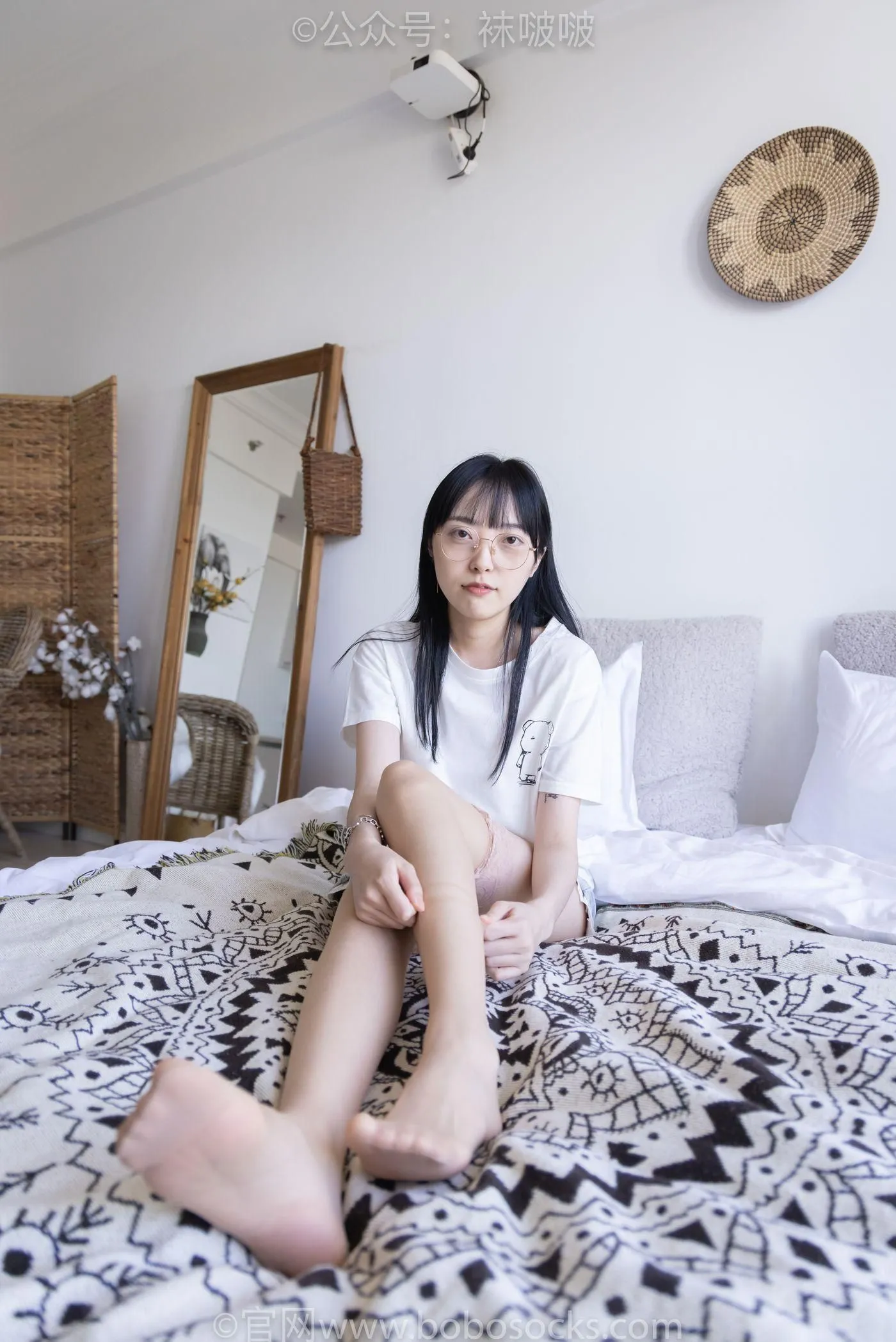 [BoBoSocks袜啵啵]NO.086 稚予-平底鞋、过膝肉丝 [130P]插图3